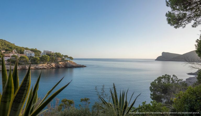 Frühlingswetter und klare Himmel in Port d'Andratx