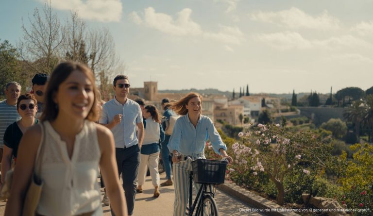 Frühlingswetter in Santanyí: milde Temperaturen und blühende Natur