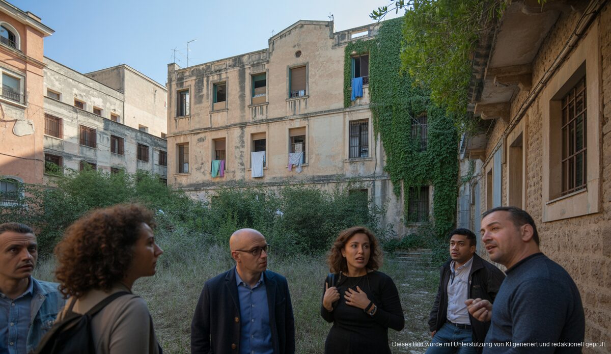 Altes Gefängnis in Palma mit Besetzern