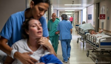 Notaufnahme im Universitätskrankenhaus Son Espases voller Patienten in Palma de Mallorca