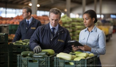 Kontrollierte Südafrikanische Minikürbisse bei Palma: Fehlende Etikettierung entdeckt Lebensmittelinspekteure prüfen Minikürbisse in Palma