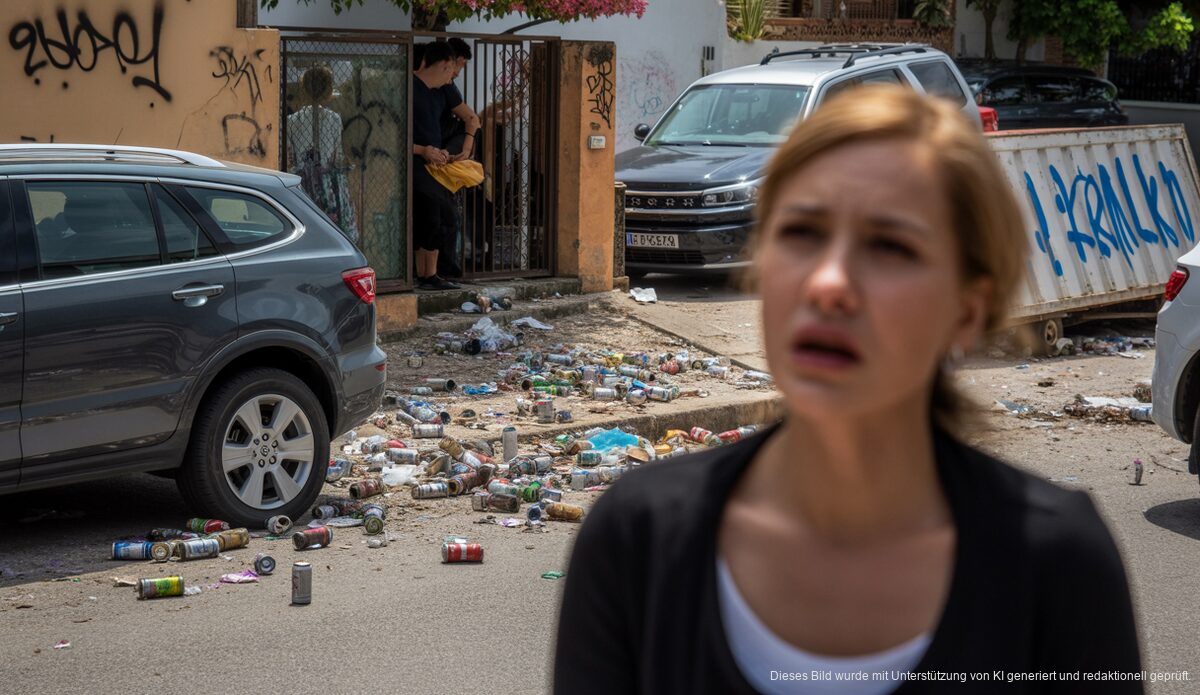 Krawalle auf Drogenfinca auf Mallorca: Anwohner in Sorge Chaos auf Drogenfinca auf Mallorca: Verlassene Fahrzeuge und Müll