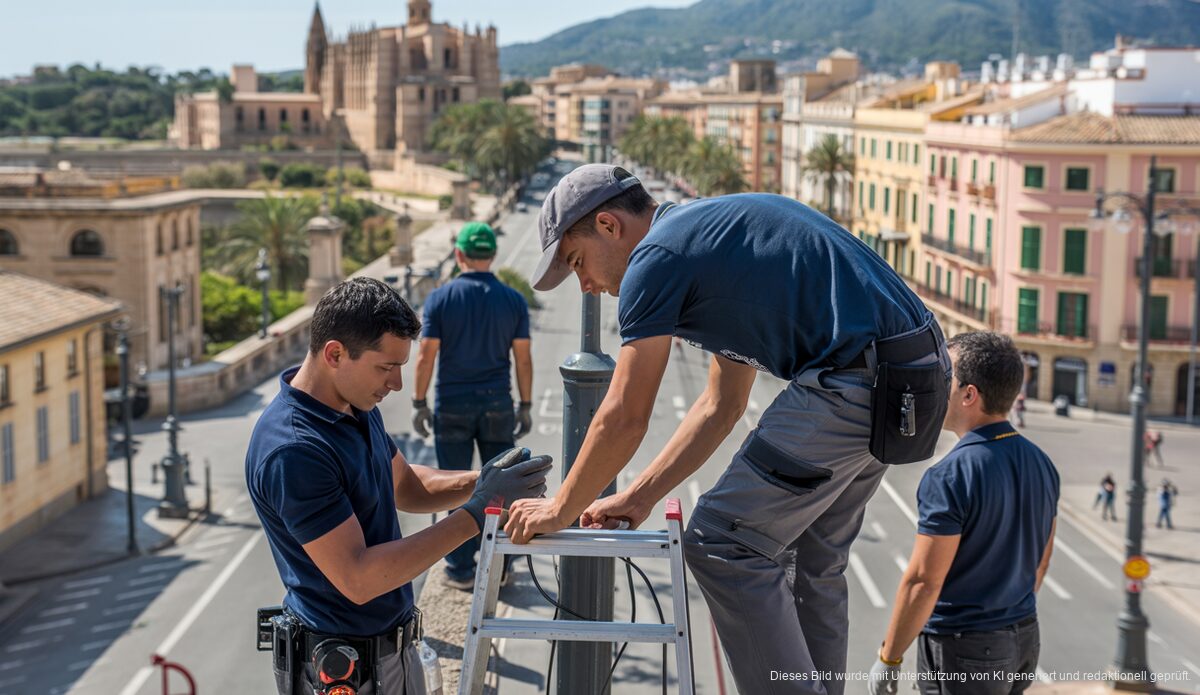 Mallorca überwacht Verkehr und verteidigt Vermietungsverbot Installation von Überwachungskameras im Straßenverkehr auf Mallorca