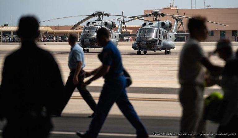 US-Militärhubschrauber am Flughafen Palma de Mallorca