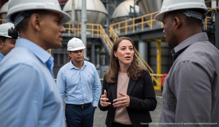 Margalida Prohens besucht die Bacardí-Kraft-Wärme-Kopplungsanlage in Cataño, Puerto Rico