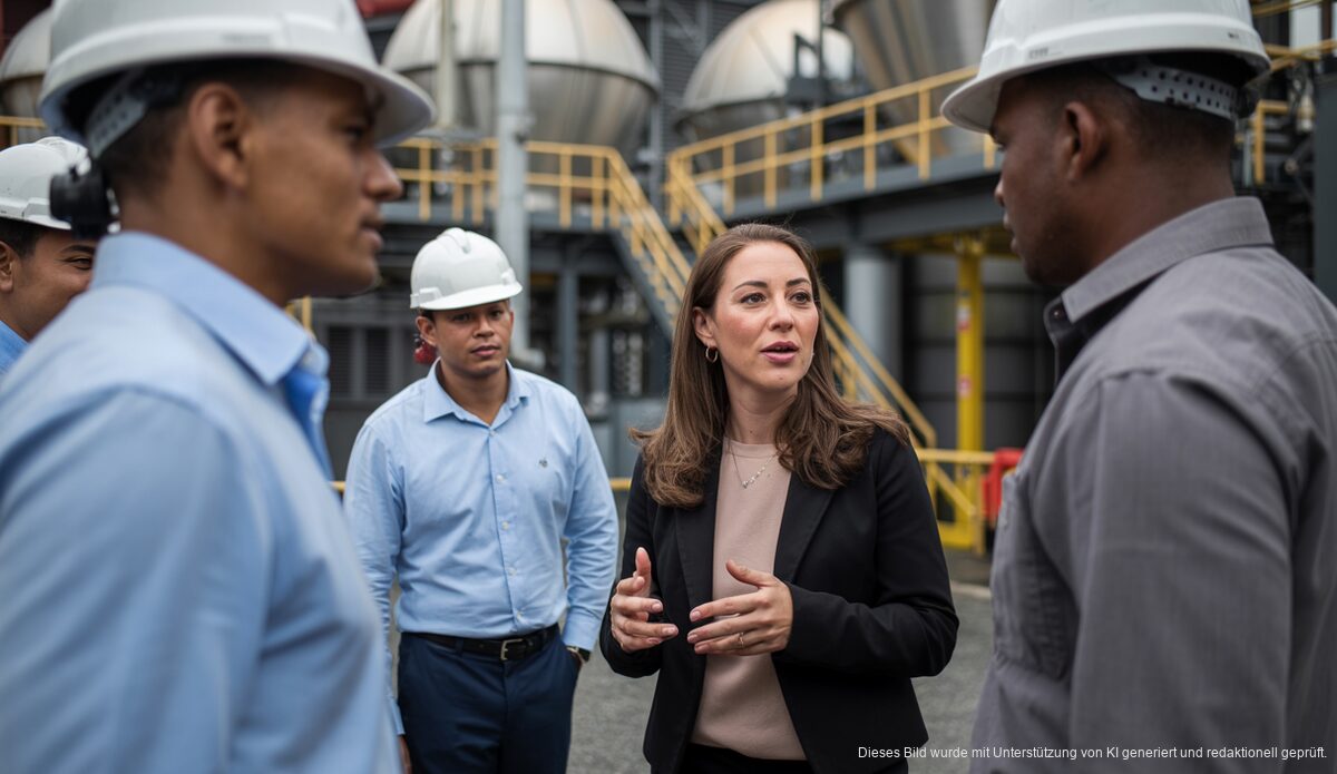 Margalida Prohens besucht die Bacardí-Kraft-Wärme-Kopplungsanlage in Cataño, Puerto Rico