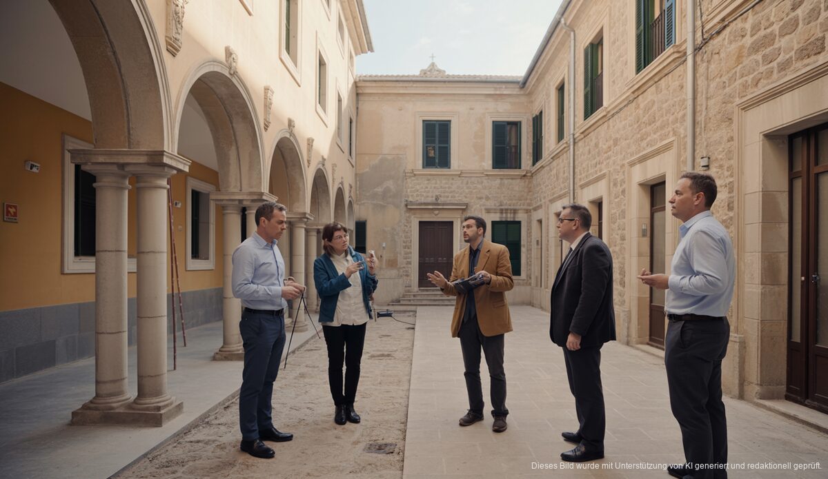 Neue Pflegeplätze für Senioren in Esporles geplant Umbau des alten Nonnenhauses in Esporles für altersgerechte Wohnplätze