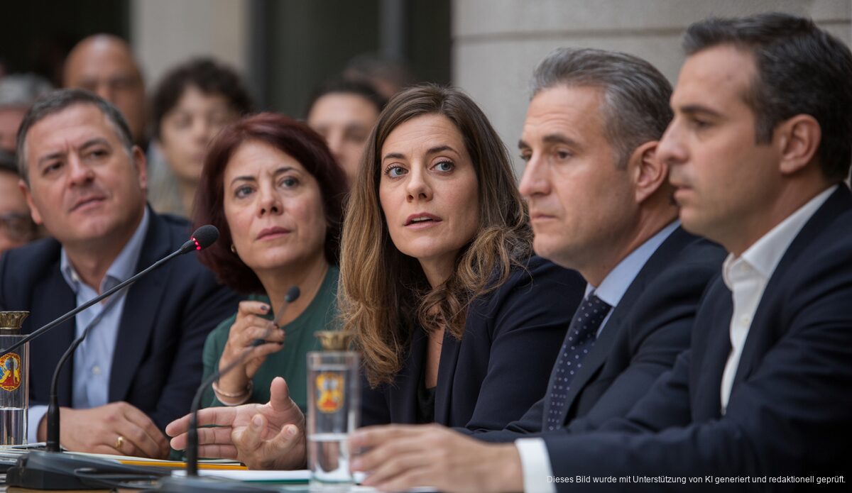 Politische Diskussion im Stadtrat von Palma de Mallorca