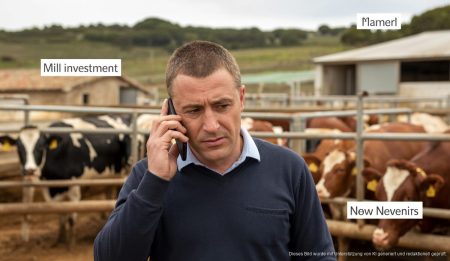 Mallorcan Milchbauer in Sorge über Schließung von Agama-Molkerei