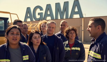 Arbeiter der Agama-Anlage bei der Schließung auf Mallorca