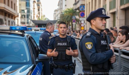 Sicherheitskräfte bei Anti-Terror-Einsatz in Palma de Mallorca