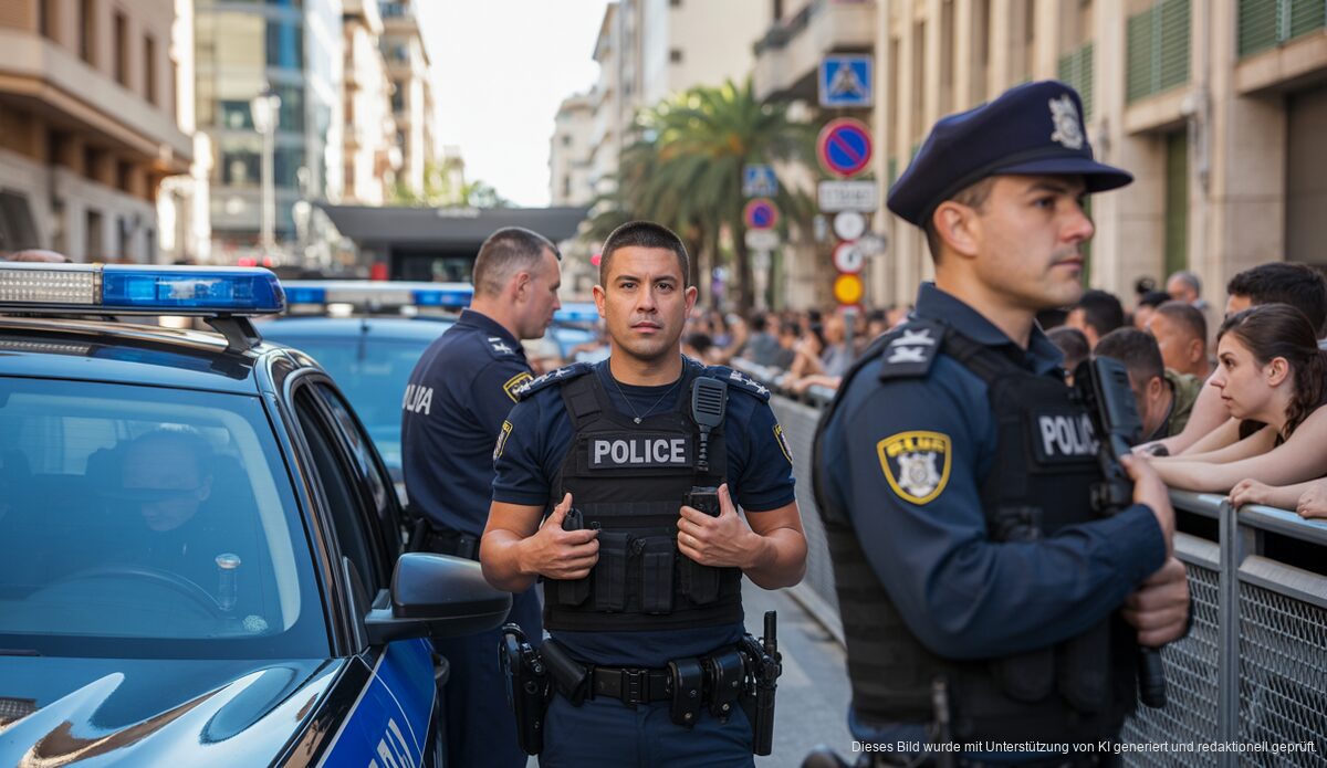Sicherheitskräfte bei Anti-Terror-Einsatz in Palma de Mallorca