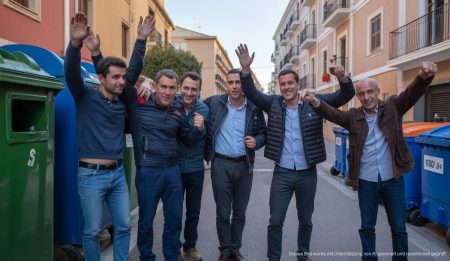 Sanitärarbeiter in Llucmajor nach erfolgreicher Verhandlung