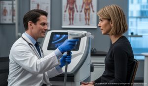 Neue Alzheimer-Therapiemethode mit dem Neurolith auf Mallorca eingeführt Neurolith-Gerät für Alzheimer-Behandlung in einer Klinik auf Mallorca.