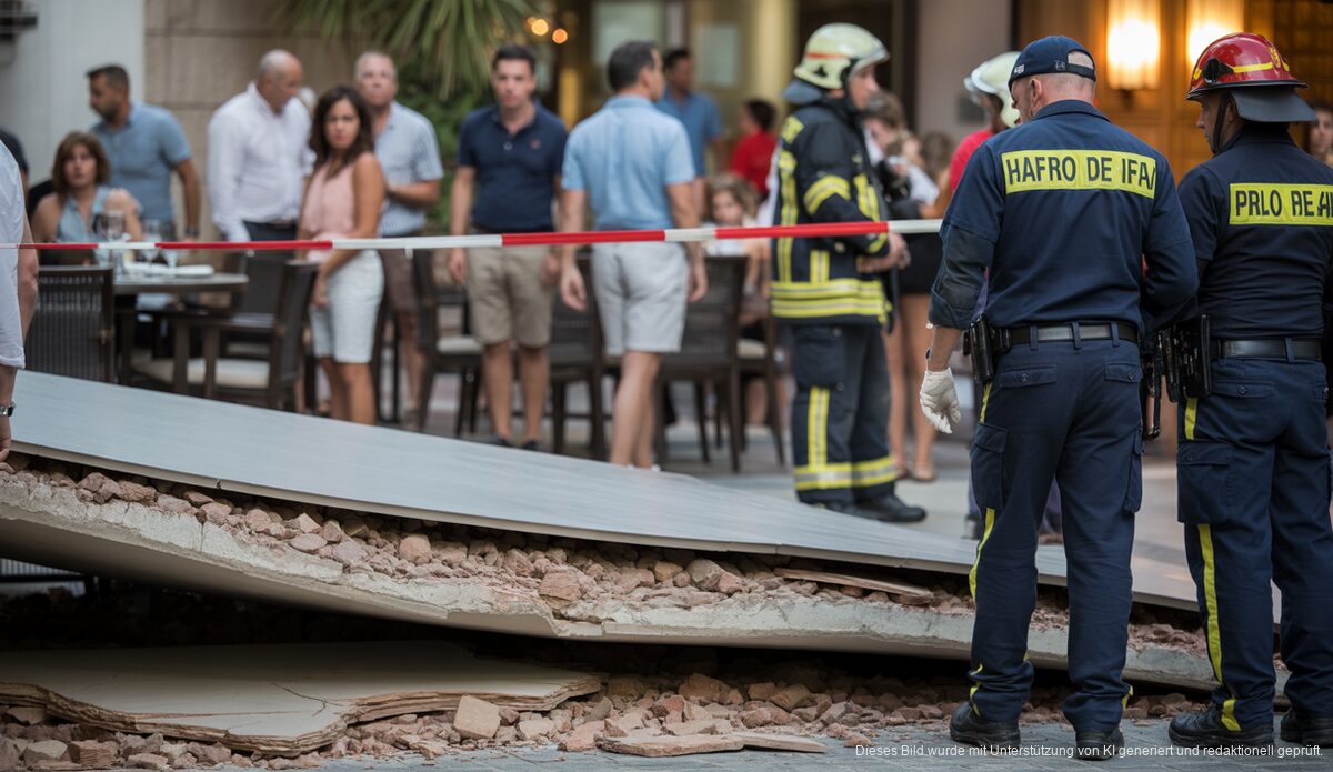 Einsturz im Hotel Zafiro Rey Don Jaime in Santa Ponça