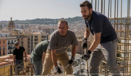 Palmas urbaner Wandel: Bezahlbarer Wohnbau und neue Wohnprojekte Bauarbeiten für bezahlbare Wohnungen in Palma de Mallorca