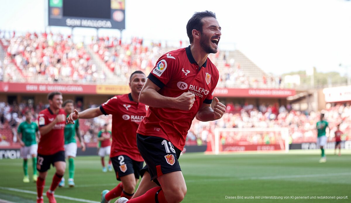 Vedat Muriqi feiert seinen historischen Torrekord für RCD Mallorca