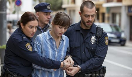 Festnahmen in Palma wegen Misshandlung von Kindern Polizeibeamte verhaften in Palma ein Paar wegen Misshandlung von Kindern.