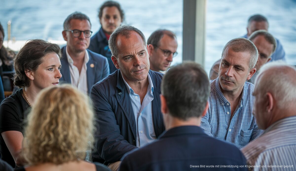 Treffen von Meeresexperten und Fischern im Club Nàutic de s’Arenal, Palma de Mallorca