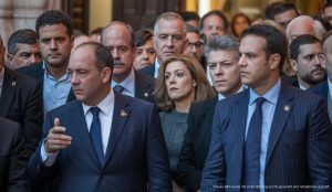 Kritik an Marlaska bei Polizeieinführung auf Mallorca Politische Veranstaltung in Palma de Mallorca mit leerem Stuhl