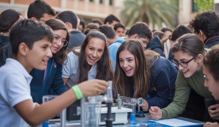 Wissenschaftsinitiative Ciència per a Tothom 2026 an der UIB mit begeisterten Schülern und interaktiven Experimenten