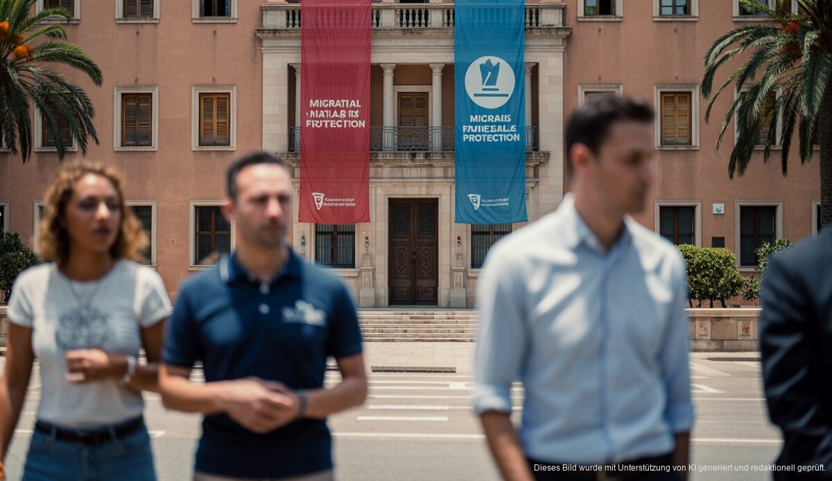 Regierungsgebäude in Palma de Mallorca im Zusammenhang mit MENA-Diskussion