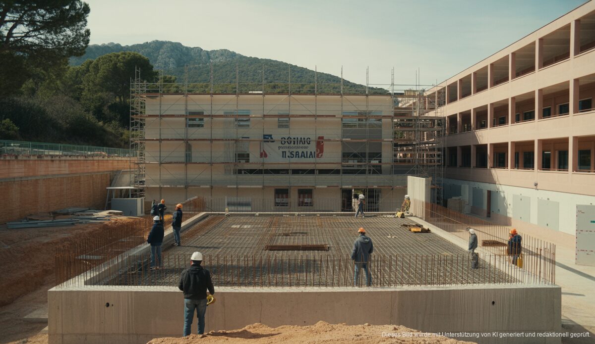 Bauprojekt an Bildungsstätte in Esporles, Mallorca