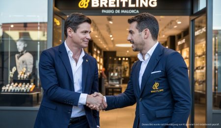 Breitling wird offizieller Sponsor von Illes Balears Palma Futsal Breitling und Illes Balears Palma Futsal unterzeichnen Sponsoring-Vertrag in einer eleganten Boutique in Palma de Mallorca.