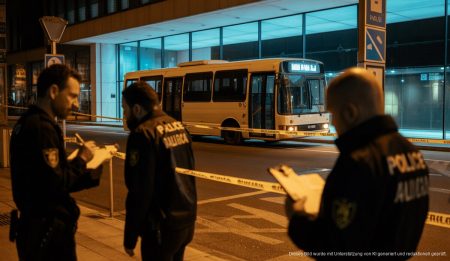 Messerattacke in Palma de Mallorca: Polizei untersucht am Palma Aquarium eine Bus-Szene
