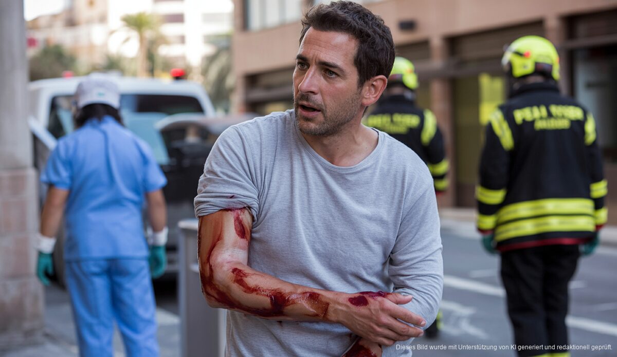 Szene aus Palma: El Ico im Krankenhaus mit Waffe