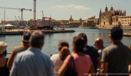 Hafen von Palma de Mallorca im Umbau