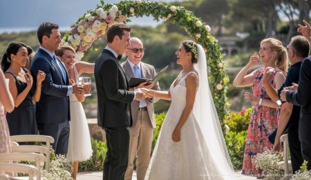 Hochzeit von Peggy Jerofke und Steff Jerkel auf Mallorca im Cap Vermell Grand Hotel