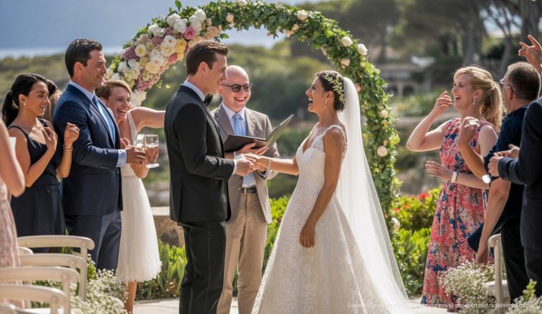 TV-Auswanderer Peggy und Steff feiern Hochzeit auf Mallorca Hochzeit von Peggy Jerofke und Steff Jerkel auf Mallorca im Cap Vermell Grand Hotel