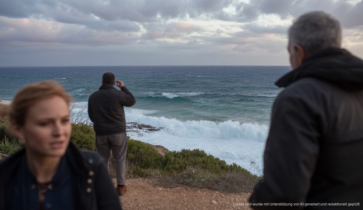 Dramatische Wetteränderungen auf Mallorca mit starken Winden und rauer See