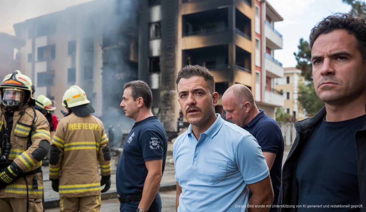 Nach dem Brand in Magaluf: Erste Schritte zur Rückkehr der Bewohner Magaluf Wohnhausbrand Rettungskräfte und Lokalbehörden vor Ort
