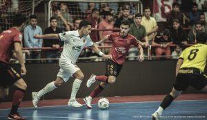 Palma Futsal kämpft um Finaleinzug und Champions-Teilnahme Palma Futsal Spieler in entscheidendem Spiel gegen ElPozo Murcia