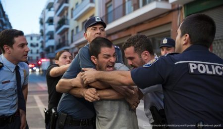 Polizei stoppt gewaltsame Hausbesetzung in Palma Polizei stoppt Hausbesetzer in Palma