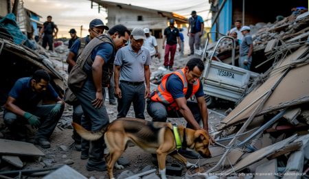 Baleares-Rescateteam im Einsatz nach Erdbeben in Venezuela Rettungsteams aus den Balearen helfen bei Erdbeben in Venezuela