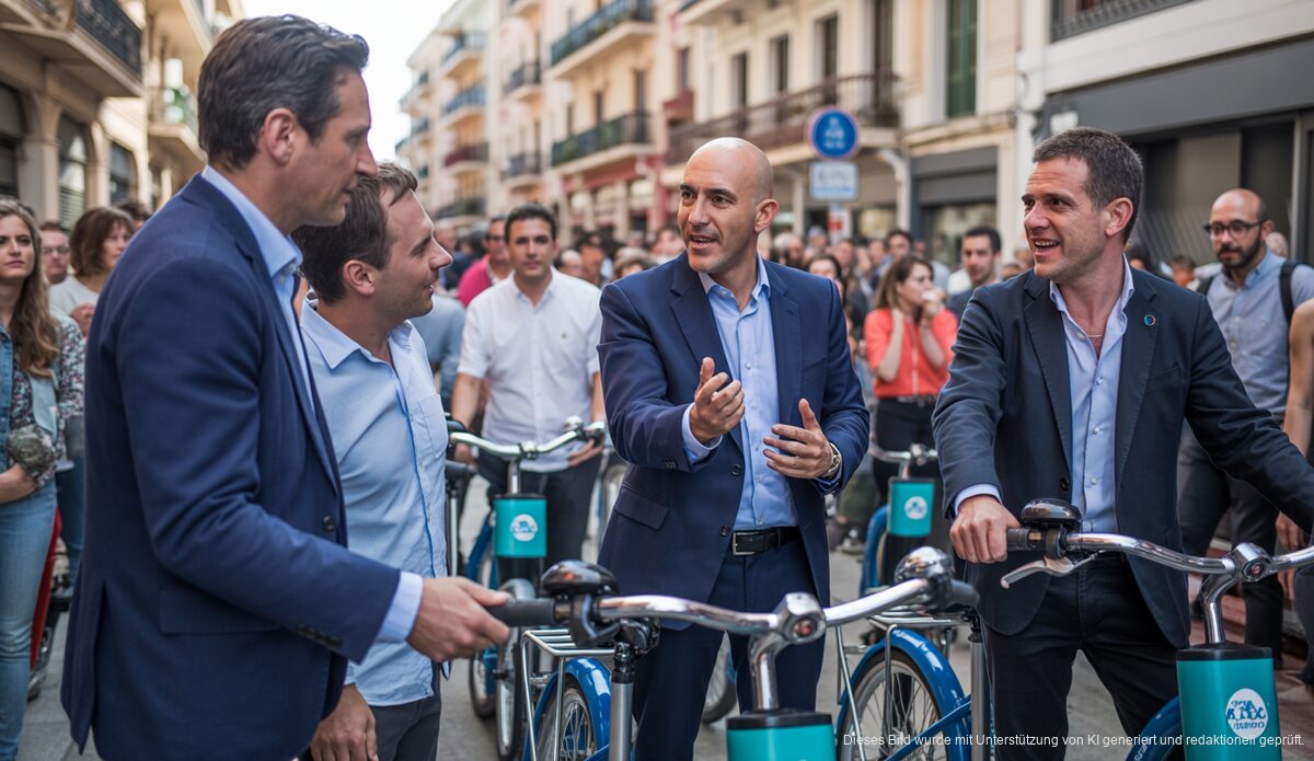 Neue Bicipalma-Stationen in Palma erweitern nachhaltige Mobilität Vorstellung neuer Bicipalma-Stationen in Palma