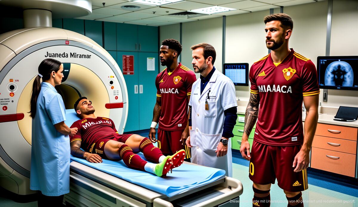 RCD Mallorca startet Gesundheitschecks im Juaneda Hospital Miramar RCD Mallorca Spieler bei medizinischen Checks im Juaneda Hospital Miramar