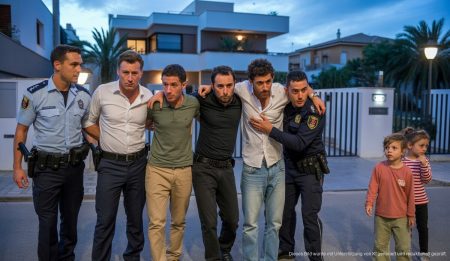 Hausbesetzung in Playa de Palma mit Polizeieinsatz