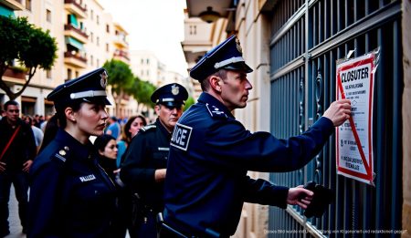 Mallorca verhängt hohe Strafen gegen illegale Ferienvermietungen Polizeieinsatz gegen illegale Ferienvermietungen auf Mallorca