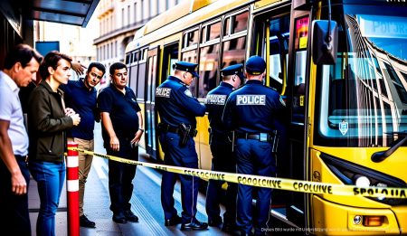 Messerangriff im Bus von Palma de Mallorca schockt Fahrgäste Polizei untersucht einen Bus nach einem Messerangriff in Palma de Mallorca