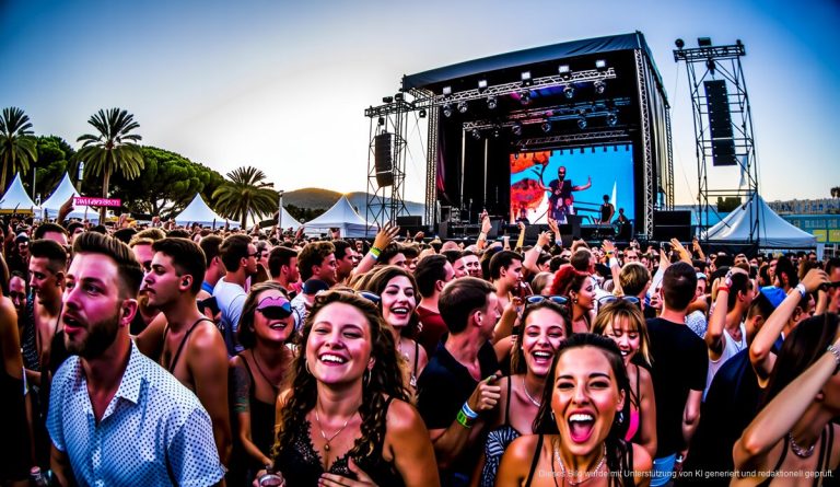 Eindrücke von einem lebhaften Musikfestival in Palma de Mallorca