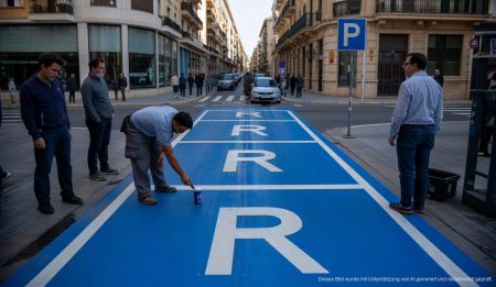 Neue ORA-Parkzonen in Palma: Erweiterungen und Starttermine Straßenmarkierungen in Palma für neue ORA-Parkzonen