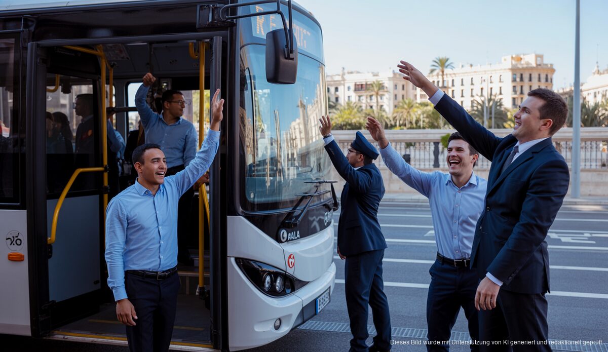 Palma verstärkt Busflotte mit neuen Fahrern Neue Busfahrer in Palma verstärken die Flotte bei EMT