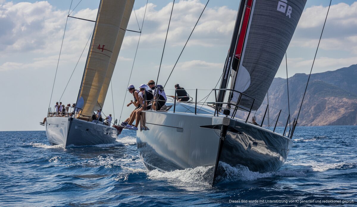 Segelregatta bei der Copa del Rey in Palma de Mallorca