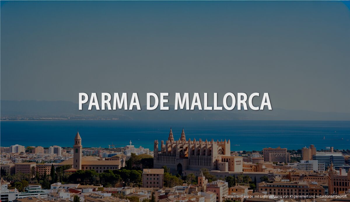 Steuerschulden: Dracplus S.L. und Matthias Kühn auf Mallorca im Fokus Ansicht von Palma de Mallorca mit Fokus auf große Unternehmen