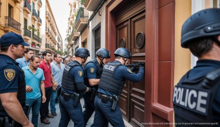 Drogenbunker in Palma: Polizei zerschlägt 24-Stunden-Drogenverkaufsstelle Polizei-Einsatz in Palma de Mallorca, Drogenbunker