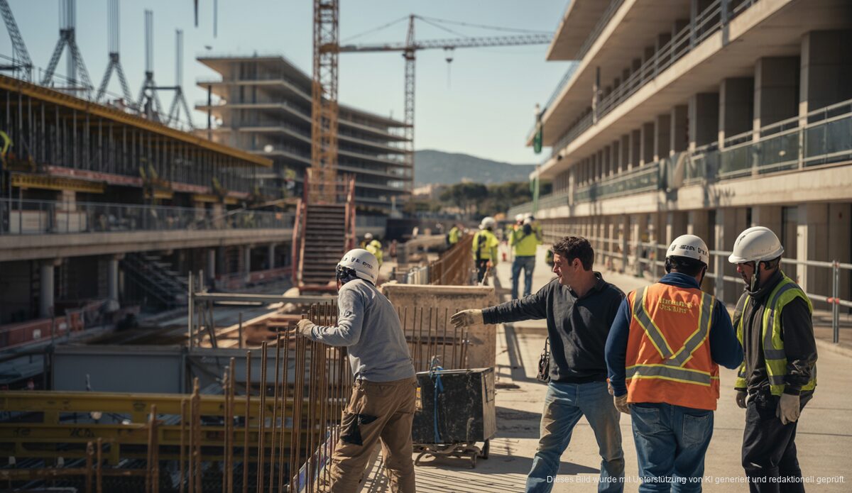 Größtes Wohnbauprojekt Mallorcas: 323 Sozialwohnungen entstehen Bauarbeiten an der größten Wohnanlage Mallorcas neben dem Velódromo Illes Balears